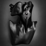 Серьги с морионом Мистика - маленькая фотография 2