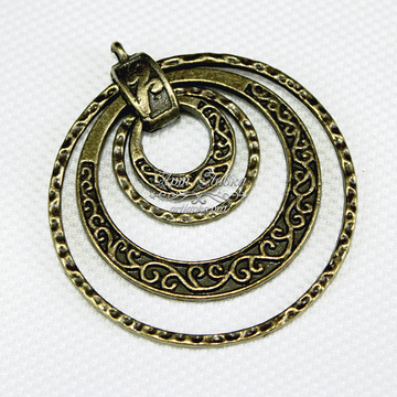 Подвеска - кулон Античная бронза круглая металл - фото изображение товара, artikul:  