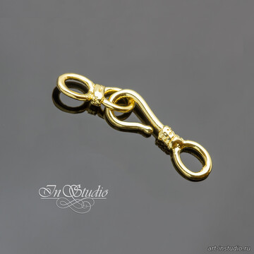 Замок крючок для украшений мини позолота artikul: 110566 photo 4