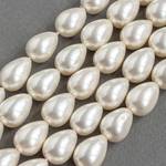 Жемчуг Майорка Eggshell 14х10 мм бусины капли - маленькое фото 1