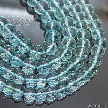 $Аква кварц бусины рондели с огранкой 11 мм number: 107349 image 6