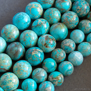 $Варисцит бирюзовый 6 8 10 мм бусины шарики number: 107615 image 6