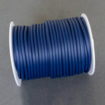 Шнур силиконовый темно синий 3 мм полый - уменьшенное изображение 3