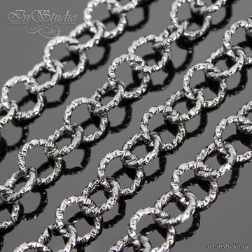 Цепь черная CERRA 10,5 мм покрытие Gunmetal code: 112357 изображение 5