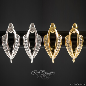 Швензы САНДРА позолоченные artikul: 111175 photo 4