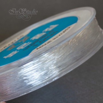 Резинка силиконовая для создания браслетов 1 мм катушка art: 111564 фотография 3
