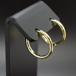 Швензы конго 20х2,2 мм классические позолоченные кольца - уменьшенное изображение 3