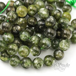Лепидолит зеленый натуральный Бразилия 6, 8, 10, 12 мм бусины шар - маленькое фото 1