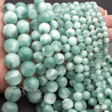 Ангелит Россия темный 6 8 10 12 16 мм бусины шарики artikul: 113382 photo 4