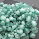 Ангелит Россия темный 6 8 10 12 16 мм бусины шарики - маленькое фото 1