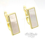 Швензы прямоугольные ОДИС позолота с перламутром - уменьшенное изображение 3