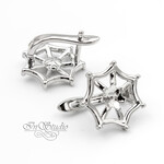 Швензы ПАУТИНА для вклейки родий - уменьшенное изображение 3