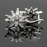 Швензы Бетельгейзе родий с фианитами - уменьшенное изображение 3