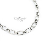 Цепь для украшений NOBLE с насечками 6,5 мм родий - уменьшенное изображение 3