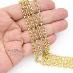 Цепочка якорная для бижутерии LUSSO 4,8 мм позолота - уменьшенное изображение 3