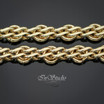 Цепь бижутерная TEFITI 6,4 мм позолота - маленькая фотография 2