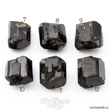 Шерл 21-26 мм черный турмалин необработанные бусины - фото изображение товара, artikul: 106901