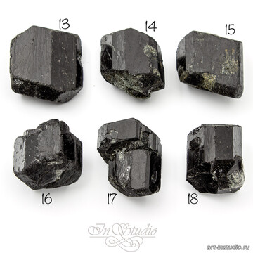 Шерл 22-28 мм черный турмалин необработанные бусины - фото изображение товара, artikul: 106902