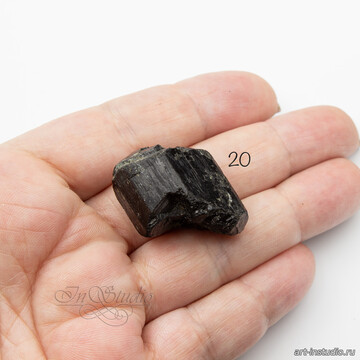 Шерл 20-29 мм черный турмалин необработанные бусины artikul: 106900 photo 4