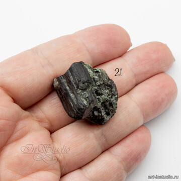 Шерл 20-29 мм черный турмалин необработанные бусины code: 106900 изображение 5