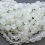 Кальцит натуральный белый 6 8 10 12 мм бусины шарики - уменьшенное изображение 3