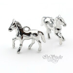Подвеска кулон для украшений Лошадь 20х16 мм родий - уменьшенное изображение 3