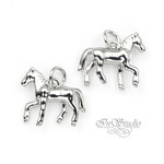 Подвеска Маленькая Лошадка 16х13 мм родий - маленькое фото 1